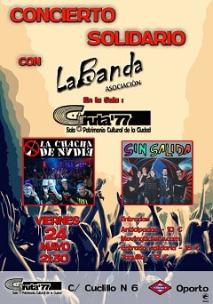 LA CHACHA DE NADIE + SIN SALIDA. CONCIERTO SOLIDARIO ASOCIACIÓN LA BANDA