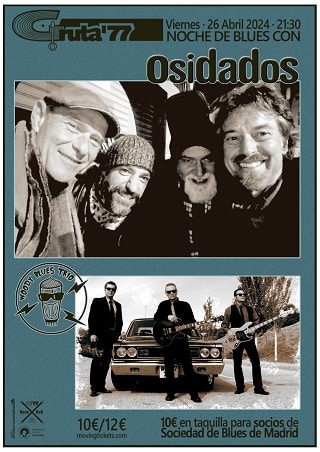 Osidados + Woody Blues Trío. Noche de Blues