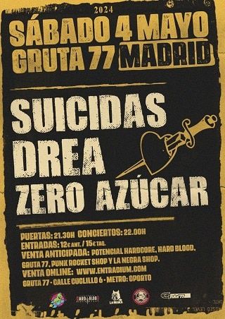 SUICIDAS + DREA + ZERO AZÚCAR
