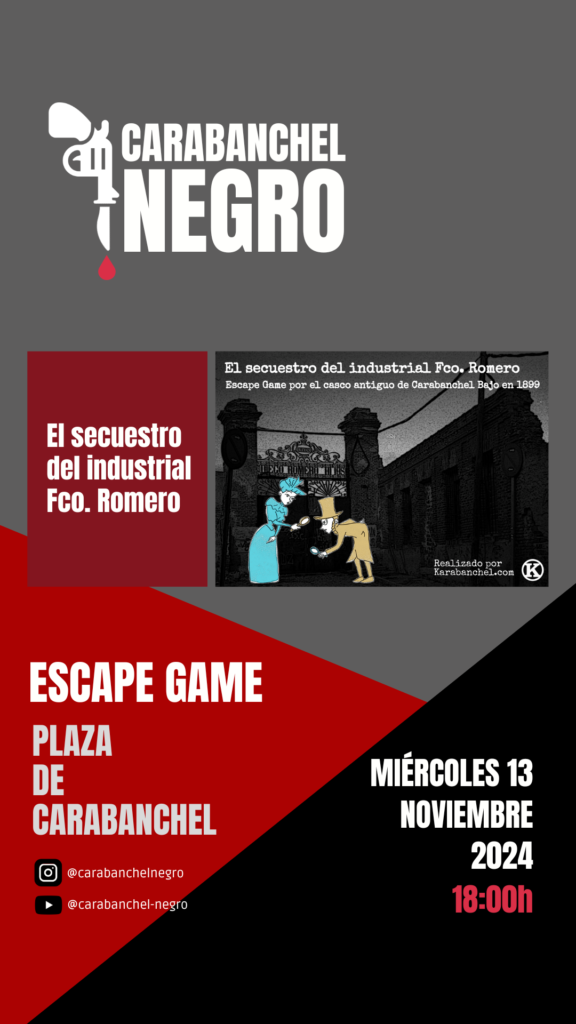 Carabanchel Negro – Escape Game