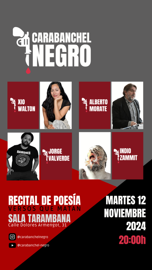 Carabanchel Negro – Recital de poesía