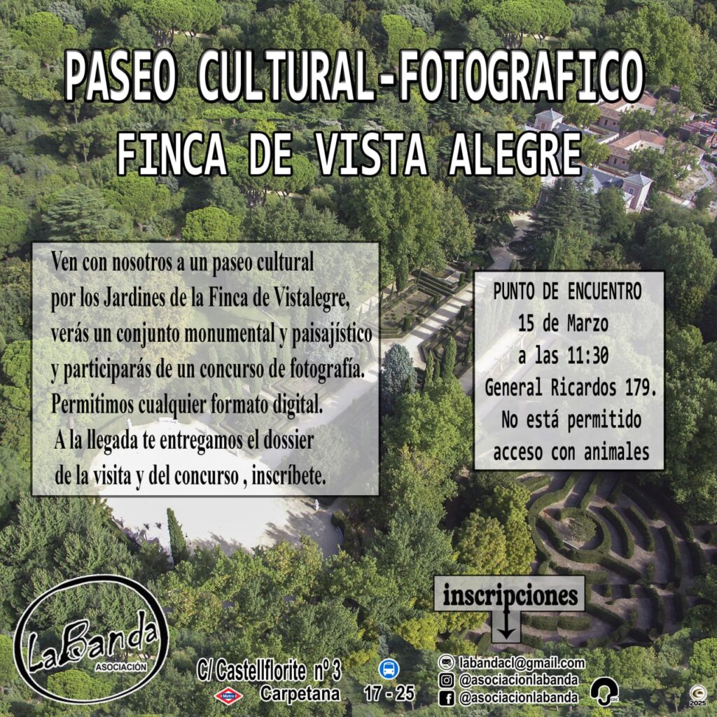 La Banda Asociación – Paseo Cultural y fotográfico