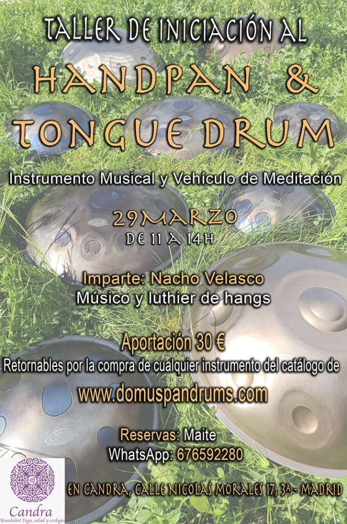 Iniciación al Handpan y Tongue Drum