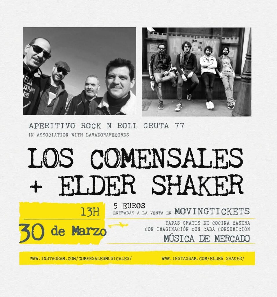 Aperitivo RNR : Los Comensales + Elder Shaker