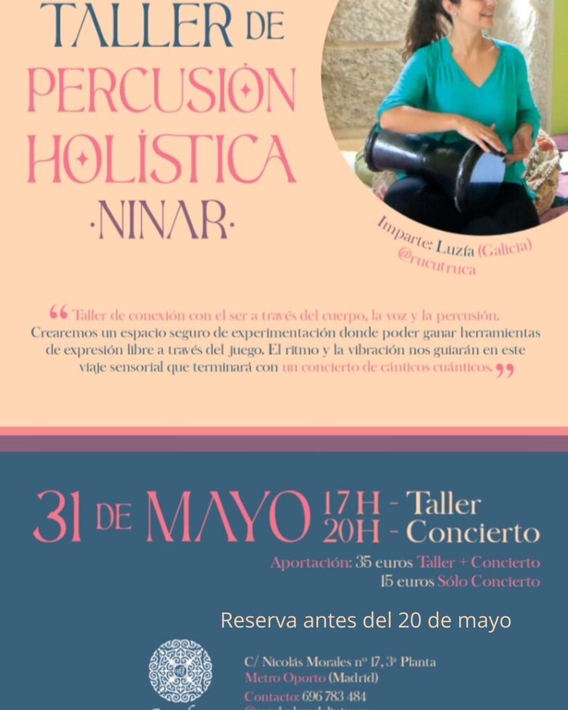 Taller de percusión Holística Ninar