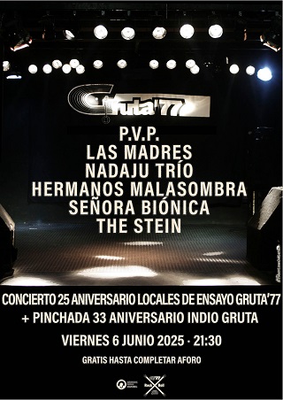 Concierto 25 Aniversario Locales de Ensayo Gruta77