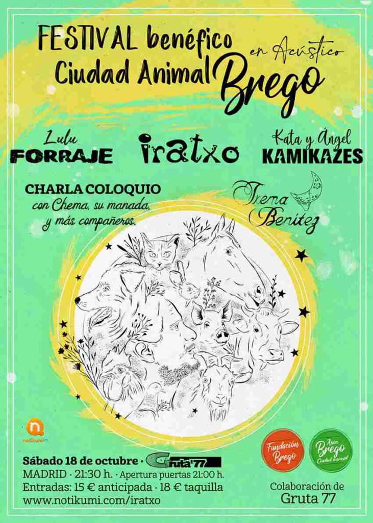 Benéfico para Ciudad Animal Brego