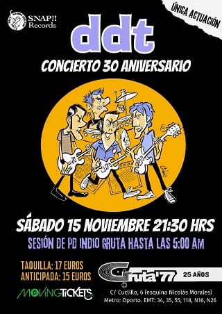 DDT – Concierto 30 aniversario