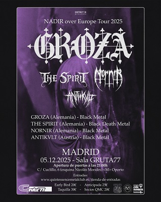 Groza + The Spirit + Nornir + AntiKult