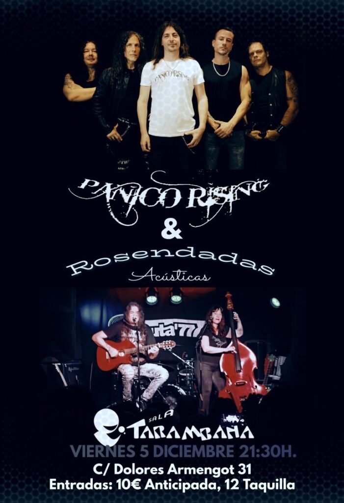 Rosendadas Acústicas + Pánico Rising