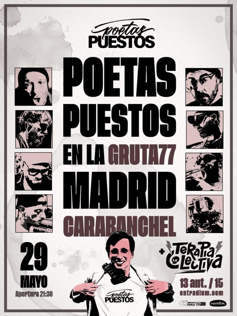 Poetas Puestos + Terapia Colectiva