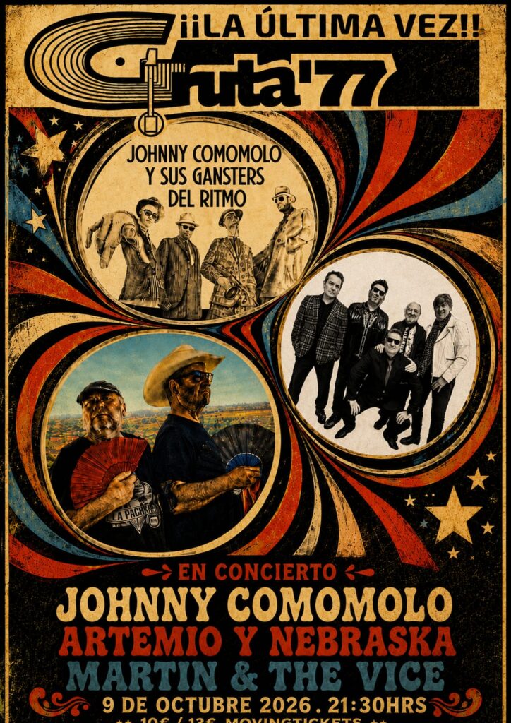Johnny Comomolo + Artemio y Nebraska + Martin & The Vice